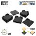 画像3: グリーンスタッフワールド[GSWD-12881]プラスチック製　丸型から正方形へのベースアダプター 40mm?40ｍｍ(Pack x10) (3)