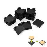グリーンスタッフワールド[GSWD-12883]プラスチック製　丸型から正方形へのベースアダプター 25mm☓25mm (Pack x20)
