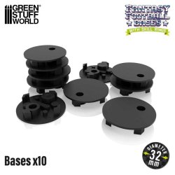 画像1: グリーンスタッフワールド[GSWD-12890]Compatible Blood Bowl Bases 32mm (X10)