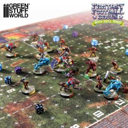 画像4: グリーンスタッフワールド[GSWD-12891]Compatible Blood Bowl Bases 40mm with Skill Rings