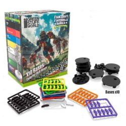 画像5: グリーンスタッフワールド[GSWD-12891]Compatible Blood Bowl Bases 40mm with Skill Rings