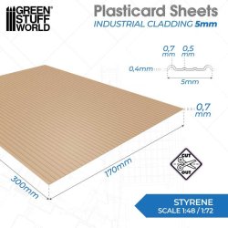 画像2: グリーンスタッフワールド[GSWD-5062]プラスチックシート-工業用クラッディング5ｍｍ テクスチャー シート