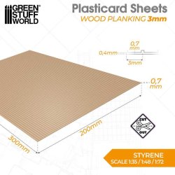 画像2: グリーンスタッフワールド[GSWD-5063]プラスチックシート-木製板3ｍｍテクスチャーシート