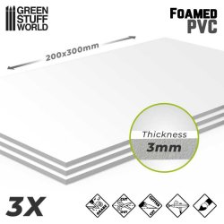 画像1: グリーンスタッフワールド[GSWD-12929]フォーム板 PVC 3 mm
