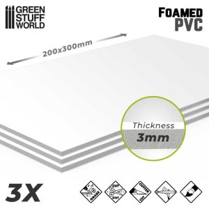 画像1: グリーンスタッフワールド[GSWD-12929]フォーム板 PVC 3 mm (1)