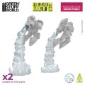 グリーンスタッフワールド[GSWD-12932]3Dプリントセット - モジュラークリアリングスモークトレイル2個入り