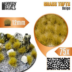 画像1: グリーンスタッフワールド[GSWD-12937]草むら  12 mm - ベージュ (1)