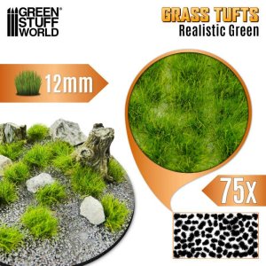 画像1: グリーンスタッフワールド[GSWD-12939]草むら  12 mm - リアリスティックグリーン (1)