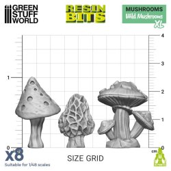 画像3: グリーンスタッフワールド[GSWD-12962]3Dプリントセット - ワイルドマッシュルームXL