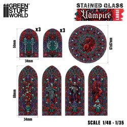 画像2: グリーンスタッフワールド[GSWD-5125]ステンドグラス　ヴァンパイア - Large