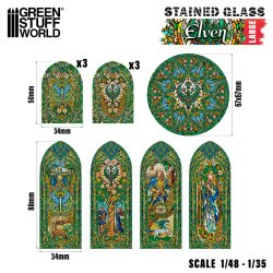 画像2: グリーンスタッフワールド[GSWD-5126]ステンドグラス　エルフ - Large