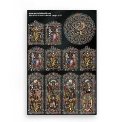 画像3: グリーンスタッフワールド[GSWD-5127]ステンドグラス　ナイト - Large