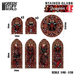 画像3: グリーンスタッフワールド[GSWD-5128]ステンドグラス　デモニック - Large