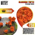 グリーンスタッフワールド[GSWD-13003]ジオラマ素材　満開の花オレンジ　6ｍｍ