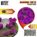 グリーンスタッフワールド[GSWD-13005]ジオラマ素材　満開の花パープル　6ｍｍ