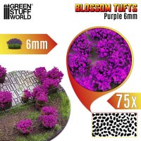グリーンスタッフワールド[GSWD-13005]ジオラマ素材　満開の花パープル　6ｍｍ