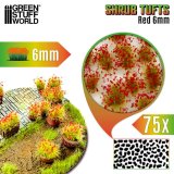 グリーンスタッフワールド[GSWD-13011]草むら  6 mm -  レッド