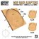 画像2: グリーンスタッフワールド[GSWD-13111]MDF Base adapter - Round 130mm to Square (2)