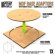 画像1: グリーンスタッフワールド[GSWD-13112]MDF Base adapter - Round 160mm to Square (1)