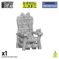 画像1: グリーンスタッフワールド[GSWD-13152]3Dプリントセット - 拷問椅子 1:48