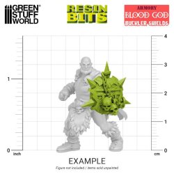 画像3: グリーンスタッフワールド[GSWD-13181]Blood God Bucklers 1:48