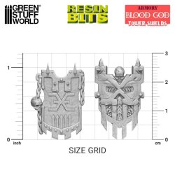 画像2: グリーンスタッフワールド[GSWD-13182]Chaos Chosen Tower Shields 1:48