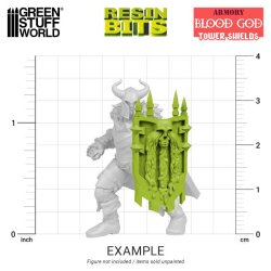 画像3: グリーンスタッフワールド[GSWD-13182]Chaos Chosen Tower Shields 1:48
