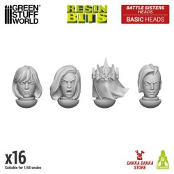 画像1: グリーンスタッフワールド[GSWD-13194]DakkaDakka - シスターズ・オブ・バトル　ベーシックヘッド
