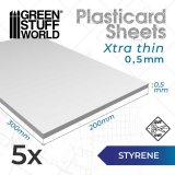 グリーンスタッフワールド[GSWD-13223]スチレンシート0.5mmパックx5