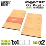 グリーンスタッフワールド[GSWD-13238]MDFムーブメントトレイ - スリムフィット 120x60mm