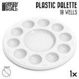 グリーンスタッフワールド[GSWD-5389]プラスチックラウンドミキシングパレット