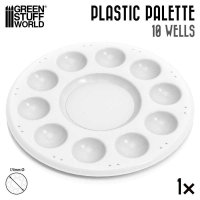 グリーンスタッフワールド[GSWD-5389]プラスチックラウンドミキシングパレット
