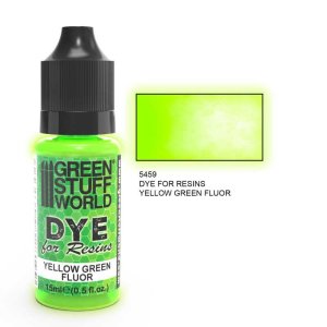 画像1: グリーンスタッフワールド[GSWC-5459]樹脂用染料 イエローグリーン FLUOR (1)