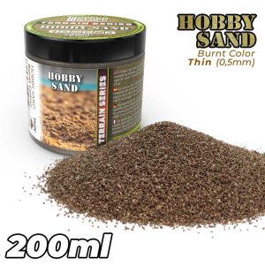 画像1: グリーンスタッフワールド[GSWD-13337]ホビーサンド  - バーントブラウン細目（200ml） (1)