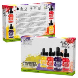 画像3: グリーンスタッフワールド[GSWC-13351]アクリルインクセット - クリア炎