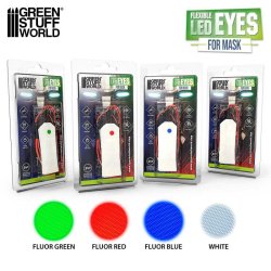 画像3: グリーンスタッフワールド[GSWD-13406]LEDフレキシブルコスプレアイキット -ホワイト