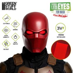 画像2: グリーンスタッフワールド[GSWD-13408]LEDフレキシブルコスプレアイキット -レッド