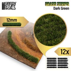 画像2: グリーンスタッフワールド[GSWD-13446]草の帯 12 mm - ダークグリーン