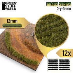 画像2: グリーンスタッフワールド[GSWD-13448]草の帯 12 mm - ドライグリーン