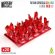 画像2: グリーンスタッフワールド[GSWD-13459]RED Resin Crystals - Large (2)