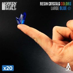 画像4: グリーンスタッフワールド[GSWD-13461]ブルーレジンクリスタル -ラージ