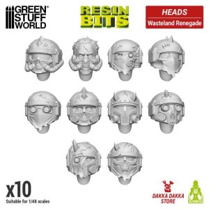 画像1: グリーンスタッフワールド[GSWD-13491]DakkaDakka - Wasteland Renegade Heads (1)