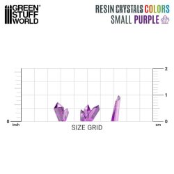 画像3: グリーンスタッフワールド[GSWD-13513]パープルレジンクリスタル -スモール