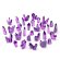 画像5: グリーンスタッフワールド[GSWD-13514]Purple Resin Crystals - Medium (5)