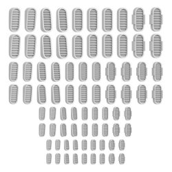 画像6: グリーンスタッフワールド[GSWD-13540]メカディテールパーツ - エキゾーストユニット2（80個入）