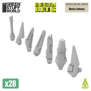 画像1: グリーンスタッフワールド[GSWD-13554]Mecha Detail Parts - Mecha Antennas (1)