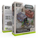 グリーンスタッフワールド[GSWD-13585]Plastic Sci-fi armored container (Pack x2)