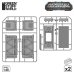 画像5: グリーンスタッフワールド[GSWD-13585]Plastic Sci-fi armored container (Pack x2) (5)
