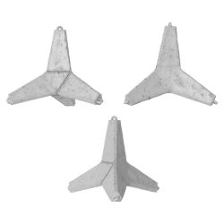 画像3: グリーンスタッフワールド[GSWD-13599]3Dプリントセット - トライデント対戦車障害物 1:48-1:35