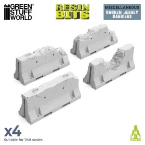 画像1: グリーンスタッフワールド[GSWD-13600]Broken Jersey Barriers (1)